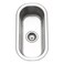 Houzer Club Stainless Steel Kitchen Bar Prep Sink 10 Inch Undermount Compact Oval Sink with Strainer Bottom Grid Durable Versatile Essential for Home Apartment CS1105C