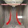 TYESTAND Special for Bathroom Sink BT3 Undermount Sink Brackets Support for Wall Mount Sink Adjustable Sink Legs Installation and Repair System for Wall Hung Sink High18126in4666cmD236in