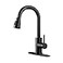 IBOFYY Kitchen Faucet with PullDown Spray Single Handle high arc Commercial Stainless Steel Matte Black Kitchen Sink Faucet with Deck Suitable for bar Laundry RV Farmhouse Matte Black