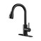 IBOFYY Kitchen Faucet with PullDown Spray Single Handle high arc Commercial Stainless Steel Matte Black Kitchen Sink Faucet with Deck Suitable for bar Laundry RV Farmhouse Matte Black