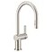 Moen Cia Spot Resist Stainless Modern Pulldown Kitchen Faucet with Power Boost Includes Optional Chrome Accents 7622SRS