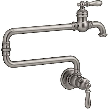 KOHLER K99270VS Artifacts Pot Filler 926 x 539 x 1282 inches Vibrant Stainless