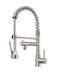 AIMADI Contemporary Kitchen Sink FaucetSingle Handle Stainless Steel Kitchen Faucets with Pull Down SprayerBrushed Nickel