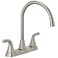 Peerless P2935LFSS Parkwood Two Handle Kitchen Faucet DeckMount Stainless