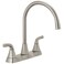Peerless P2935LFSS Parkwood Two Handle Kitchen Faucet DeckMount Stainless
