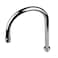 KWODE 6 Swivel Gooseneck Spout Replacement Kit for Commercial Kitchen Sink Faucet 360Swing Spout with 22 GPM Nozzle ChromeM25125 Connector