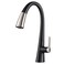Kraus KPF1673SFSMB Nolen Dual Function Pull Faucets for Kitchen Sinks SingleHandle 16 38 Inch Spot Free Stainless SteelMatte Black