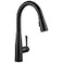 Delta Essa Matte Black Kitchen Faucet with Pull Down Sprayer Modern Single Hole Kitchen Sink Faucet Single Handle Matte Black 9113BLDST