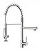Fapully Commercial Pull Down Kitchen Sink Faucet with Sprayer Brushed Nickel