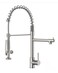 Fapully Commercial Pull Down Kitchen Sink Faucet with Sprayer Brushed Nickel