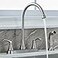 VALISY 3 Hole or 4 Hole Two Handle Kitchen Faucet with Side Sprayer Commercial LeadFree Brushed Nickel Kitchen Sink Faucets for Rv Sinks with HighArc Spout Side Sprayer VADR0004L