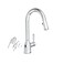 Moen Adler Chrome Motionsense Wave Sensor Touchless One Handle Pulldown Kitchen Faucet Featuring Power Clean 87233EWC