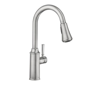 Moen Conneaut One Handle Pulldown Kitchen Sink Faucet with Reflex Docking and Power Clean Spot Resist Stainless 87801SRS