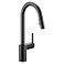 Moen Align Matte Black OneHandle Modern Kitchen Pulldown Faucet with Reflex and Power Clean Spray Technology 7565BL