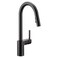 Moen Align Matte Black OneHandle Modern Kitchen Pulldown Faucet with Reflex and Power Clean Spray Technology 7565BL