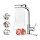 JOOM Kitchen Faucets with Pull Down SprayerWaterfall Kitchen Sink FaucetCommercial Utility Stainless Steel Kitchen FaucetsSingle Handle Kitchen Sink Faucet with Pull Down Sprayer for 3 Function