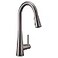 Moen Sleek Black Stainless OneHandle SingleHole Pulldown Kitchen Faucet with PowerBoost Technology for Faster Water Flow 7864BLS