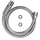 KWODE Prerinse Hose 44 Flexible Stainless Hose Replacement Kit For Commercial Kitchen Sink Faucet On Compartment Sinks with Spray Valve