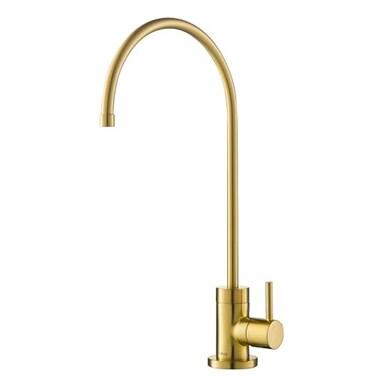 KRAUS Purita 100 LeadFree Kitchen Water Filter Faucet in Brushed Brass FF100BB