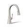 Kohler K22063VS Kohler K22063 Graze 15 GPM Pull Down Kitchen Sink Faucet with Three Function S