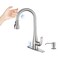 HGHGK Touch on Kitchen Faucet with Soap Dispenser and Pull Down Sprayer Single Handle Kitchen Sink Faucet 1 or 3 Hole Design for Modern Farmhouse Kitchens and Bar Sinks