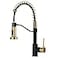 AIMADI Black Faucet KitchenCommercial Black Gold Kitchen Faucet Matte Black Modern Single Handle Kitchen Faucet with Pull Down Sprayer for Rv Farmhouse Camper