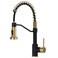 AIMADI Black Faucet KitchenCommercial Black Gold Kitchen Faucet Matte Black Modern Single Handle Kitchen Faucet with Pull Down Sprayer for Rv Farmhouse Camper