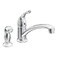 Moen 7437 Chateau OneHandle Low Arc Kitchen Faucet Chrome