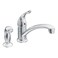 Moen 7437 Chateau OneHandle Low Arc Kitchen Faucet Chrome