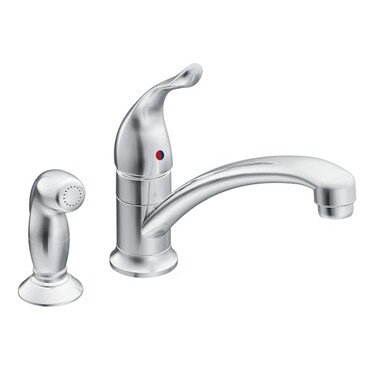 Moen 7437 Chateau OneHandle Low Arc Kitchen Faucet Chrome