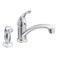 Moen 7437 Chateau OneHandle Low Arc Kitchen Faucet Chrome