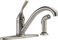 Delta Faucet Classic SingleHandle Kitchen Sink Faucet with Side Sprayer in Matching Finish Stainless 4SSDST