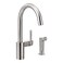 Moen 7165 Align OneHandle HighArc Modern Kitchen Faucet with Side Spray Chrome