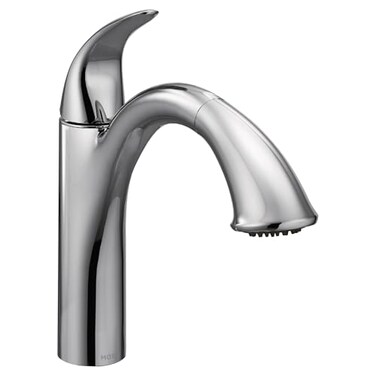 Moen 7545C Camerist OneHandle Pullout Kitchen Faucet Featuring Power Clean and Reflex Chrome
