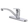Pfister Pfirst Series Single Handle Kitchen Sink Faucet with Pull Down Sprayer Polished Chrome Finish 3 Hole Installation ADA Compliant Water Faucet for Kitchen Sinks