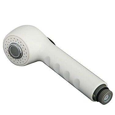 Kingston Brass Gourmetier KH7000 Single Handle PullOut Kitchen Faucet Sprayer White