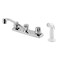 Pfister Pfirst Series Kitchen Faucet 2Handle Chrome with Sprayer G1354000