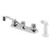 Pfister Pfirst Series Kitchen Faucet 2Handle Chrome with Sprayer G1354000