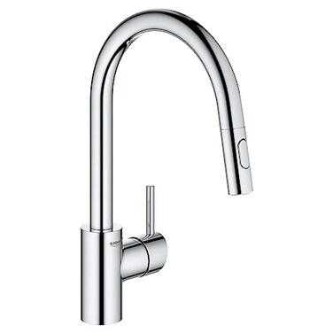 GROHE 32665003 Concetto PullDown Kitchen Faucet with Sprayer 175 GPM Chrome