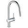 GROHE 31378003 Minta PullOut Kitchen Faucet with Sprayer Chrome
