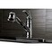 Kingston Brass GSC7571TL Gourmetier Templeton 8Inch Centerset Single Handle Kitchen Faucet with PullOut Wand Polished Chrome