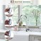 WOWOW Chrome Kitchen Faucet with Sprayer Pull Down Kitchen Sink Faucet Stainless Steel Utility Sink Faucet with Deck Plate Kitchen Tap for RV Laundry Bar