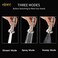 VIDEC TouchLess Kitchen Faucet 3 Modes Pull Down Sprayer Sensor Activated LED Temperature Control 360Degree Rotation 1 or 3 Hole Deck Plate 10Year WrrantyMatte Nickel KW79SN