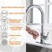 Keer Touchless Faucet with PullDown Sprayer Polished Chrome HandsFree 3 Modes Single Handle Easy Assembly