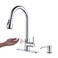 Keer Touchless Faucet with PullDown Sprayer Polished Chrome HandsFree 3 Modes Single Handle Easy Assembly