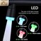 VIDEC Smart Kitchen Faucet 3 Modes Pull Down Sprayer LED Temperature Control Ceramic Valve360Degree Rotation1 or 3 Hole Deck Plate Double SpoutMatt BlackGold KW21RK