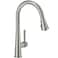 Lava Odoro Montelux Brushed Nickel Kitchen Faucet with Pull Down Sprayer Single Handle Kitchen Sink Faucet Faucet for Kitchen Sink with Magnetic Docking Spray Head and Deck Plate KF321BN