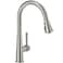 Lava Odoro Montelux Brushed Nickel Kitchen Faucet with Pull Down Sprayer Single Handle Kitchen Sink Faucet Faucet for Kitchen Sink with Magnetic Docking Spray Head and Deck Plate KF321BN
