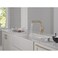 Delta Almari Brushed Gold Kitchen Faucet with PullOut Sprayer Modern Single Hole Kitchen Sink Faucet Single Handle Champagne Bronze 16943CZDST