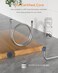 APPASO Bronze Touchless Kitchen Sink Faucet with PullDown Sprayer and Soap Dispenser Oil Rubbed Bronze Kitchen Faucet Touchless Single Handle High Arc Stainless Steel Faucets for 24 Hole Sink